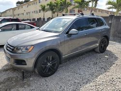 Volkswagen salvage cars for sale: 2012 Volkswagen Touareg V6 TDI