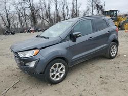 Ford salvage cars for sale: 2020 Ford Ecosport SE