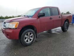 Salvage trucks for sale at Fresno, CA auction: 2013 Nissan Titan S