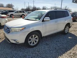 Toyota Highlander Base salvage cars for sale: 2012 Toyota Highlander Base