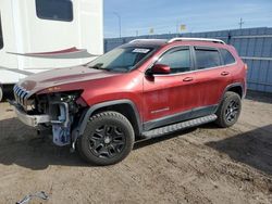 Salvage cars for sale at Greenwood, NE auction: 2015 Jeep Cherokee Latitude