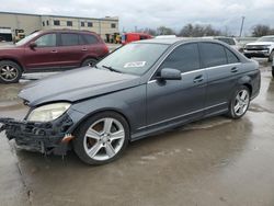 Salvage cars for sale at Wilmer, TX auction: 2010 Mercedes-Benz C300