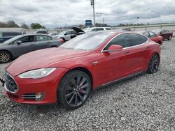 Salvage cars for sale at Hueytown, AL auction: 2013 Tesla Model S