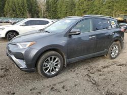 Salvage cars for sale at Graham, WA auction: 2018 Toyota Rav4 HV Limited