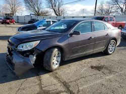 Salvage cars for sale at Moraine, OH auction: 2015 Chevrolet Malibu 1LT