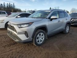 Salvage cars for sale at Bowmanville, ON auction: 2019 Toyota Rav4 LE