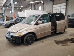 Honda Odyssey exl Vehiculos salvage en venta: 2002 Honda Odyssey EXL