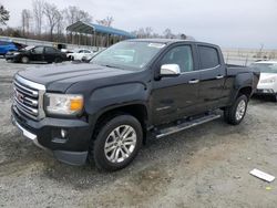 Salvage cars for sale at Spartanburg, SC auction: 2015 GMC Canyon SLT