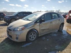 Salvage cars for sale at Kansas City, KS auction: 2011 Toyota Prius