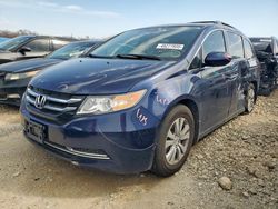 Salvage cars for sale at Grand Prairie, TX auction: 2016 Honda Odyssey EXL