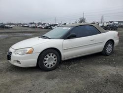 Salvage cars for sale at Eugene, OR auction: 2004 Chrysler Sebring LX