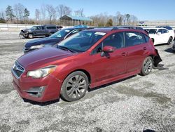 Salvage cars for sale at Spartanburg, SC auction: 2016 Subaru Impreza Sport Premium