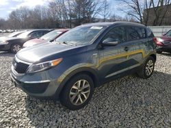 Salvage cars for sale at North Billerica, MA auction: 2015 KIA Sportage LX