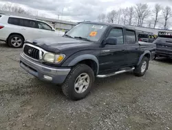 Salvage trucks for sale at Arlington, WA auction: 2002 Toyota Tacoma Double Cab Prerunner