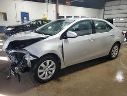 Salvage cars for sale at Blaine, MN auction: 2016 Toyota Corolla L