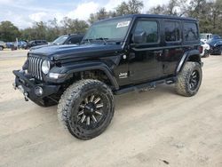 Salvage cars for sale at Ocala, FL auction: 2019 Jeep Wrangler Unlimited Sahara