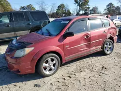 Salvage cars for sale from Copart Hampton, VA: 2004 Pontiac Vibe