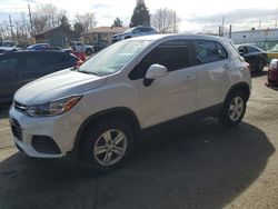 Chevrolet salvage cars for sale: 2018 Chevrolet Trax LS