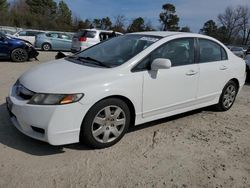 Salvage cars for sale at Hampton, VA auction: 2009 Honda Civic LX