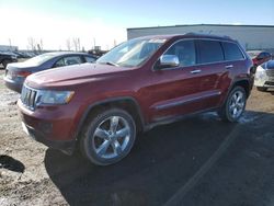 Salvage cars for sale at Rocky View County, AB auction: 2012 Jeep Grand Cherokee Overland