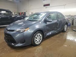 Toyota salvage cars for sale: 2018 Toyota Corolla L