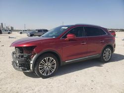 Salvage cars for sale at New Braunfels, TX auction: 2018 Lincoln MKX Reserve