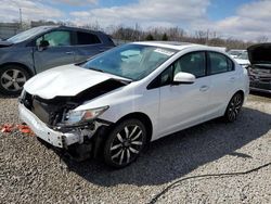 Honda salvage cars for sale: 2015 Honda Civic EXL