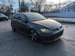 Salvage cars for sale at West Mifflin, PA auction: 2017 Volkswagen GTI Sport