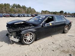 Salvage cars for sale at Mendon, MA auction: 2016 Mercedes-Benz S 550 4matic