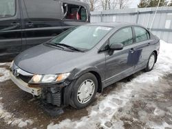 Salvage cars for sale at Bowmanville, ON auction: 2010 Honda Civic DX-G