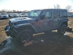 Jeep salvage cars for sale: 2021 Jeep Wrangler Unlimited Rubicon 4XE