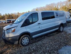 Salvage cars for sale at North Billerica, MA auction: 2017 Ford Transit T-350