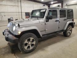 Salvage cars for sale at Ham Lake, MN auction: 2017 Jeep Wrangler Unlimited Sahara