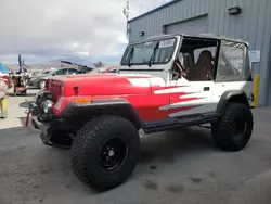 Salvage cars for sale at Las Vegas, NV auction: 1987 Jeep Wrangler