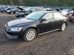 Salvage cars for sale at Graham, WA auction: 2015 Volkswagen Passat S