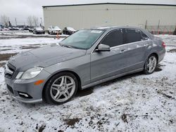 Salvage cars for sale at Rocky View County, AB auction: 2011 Mercedes-Benz E 550 4matic