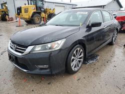 Salvage cars for sale at Pekin, IL auction: 2013 Honda Accord Sport