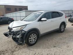 Salvage cars for sale at Kansas City, KS auction: 2015 Honda CR-V EXL