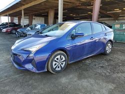 Salvage cars for sale at American Canyon, CA auction: 2018 Toyota Prius