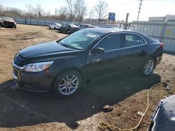 Salvage cars for sale at Chicago Heights, IL auction: 2015 Chevrolet Malibu 1LT