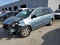 Salvage cars for sale at Jacksonville, FL auction: 2007 Toyota Sienna CE