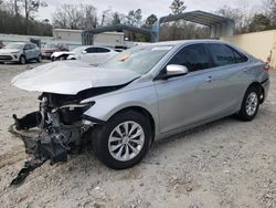 Salvage cars for sale at Augusta, GA auction: 2016 Toyota Camry LE