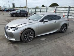 Salvage cars for sale at Miami, FL auction: 2021 Lexus RC 300 Base