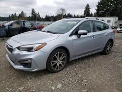 Salvage cars for sale at Graham, WA auction: 2017 Subaru Impreza Limited