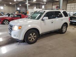 Salvage cars for sale at Blaine, MN auction: 2010 Ford Escape Limited