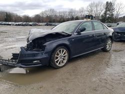 Salvage cars for sale at North Billerica, MA auction: 2014 Audi A4 Premium Plus