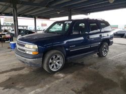 Chevrolet salvage cars for sale: 2001 Chevrolet Tahoe C1500