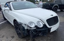 Bentley salvage cars for sale: 2007 Bentley Continental GTC