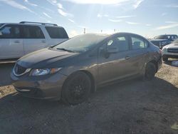 Salvage cars for sale at Houston, TX auction: 2013 Honda Civic LX