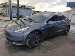 Salvage cars for sale at West Palm Beach, FL auction: 2019 Tesla Model 3